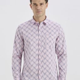 ROCKING SWAMY Men Spread Collar Printed Casual Cotton Shirt-image-78