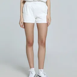 Puma Wardrobe Women Essentials Pointelle 4" Cotton Shorts-picture-21