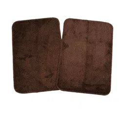 RJVT Brown Microfibre 1400 GSM Bath Rugs-picture-5