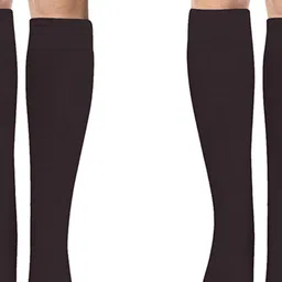 MUKHAKSH Unisex Brown Socks-image-89
