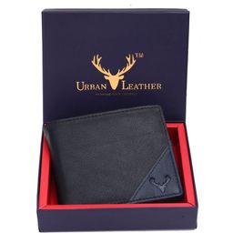 URBAN LEATHER Men Abstract Textured Leather Three Fold Wallet-89
