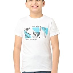 Nuego Boys Printed Bio Finish T-shirt-image-73