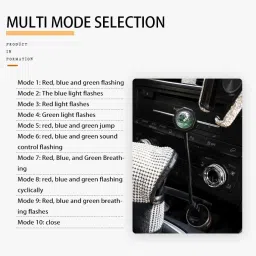 mobizac USB Car DJ Light with Multi Functional Light Modes Disco Light for Cars and Home Shower Laser Light image 5