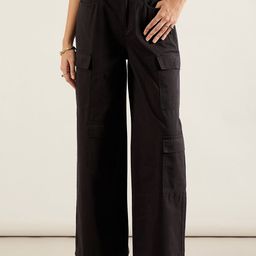 SASSAFRAS Women Comfort High-Rise Cargos-picture-3