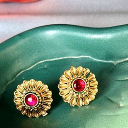 The Jewellery Tale Contemporary Studs Earrings-image-64