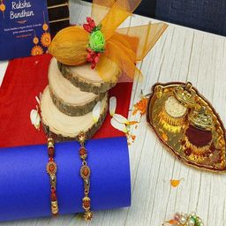 Craftlayout 5-Pcs Rakhi Greeting Card & Roli Chawal-image-89