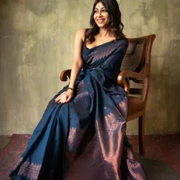Rujave Woven Design Zari Art Silk Kanjeevaram Saree-56