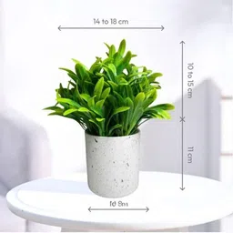 De Gardenia Decorative Small Tabletop Artificial Plant With Pot-picture-11