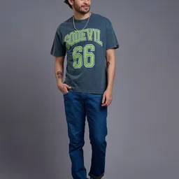 GO DEVIL Men Striped T-shirt-image-45