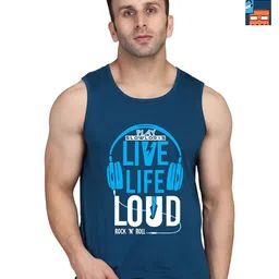 SLOWLORIS Men Typography 2 Printed Applique Slim Fit T-shirt-image-36