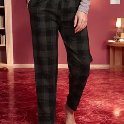Kryptic Women Pack Of 2 Pure Cotton Mid-Rise Lounge Pants-picture-34