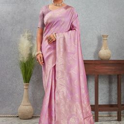 KALINI Woven Design Silk Blend Designer Saree-image-84