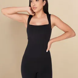 SHOP THE EDIT Women Square Neck Jumpsuit-26