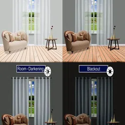 Aura White & Violet 2 Pieces Abstract Printed Window Curtains image 2