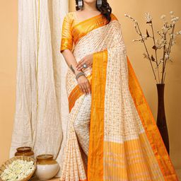 Mitera Ethnic Motifs Zari Art Silk Banarasi Saree-image-67
