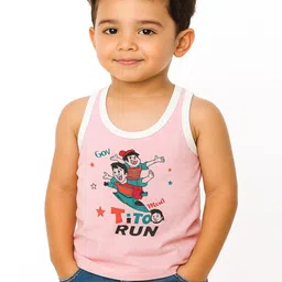 Cortica Colorful Pack Of 2 Printed Cototn Innerwear Vest-image-86