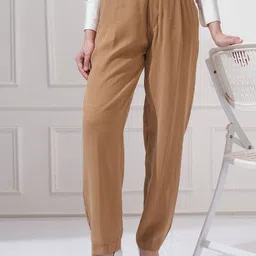 CHIC BY TOKYO TALKIES Women Straight Fit Mid-Rise Regular Trouser-image-79