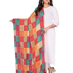 Moda Rapido Selection Of 2 Bandhani Printed Dupattas image 2