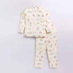 Nottie Planet Girls Conversational Printed Night suit-image-69
