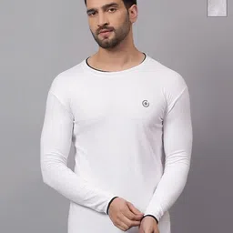 DIAZ Men Pack of 2 Solid Round Neck Cotton T-shirts-picture-22