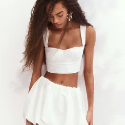 H&M Bubble-Hem Mini Skirt-picture-57