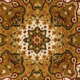 OBSESSIONS Beige & Off White Printed Classical Anti-Static Floor Runner image 4