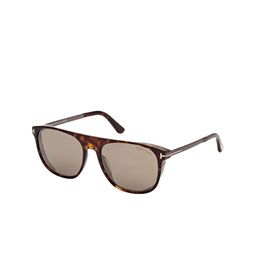 Tom Ford Men Brown Lens & Brown Square Sunglasses with-image-38