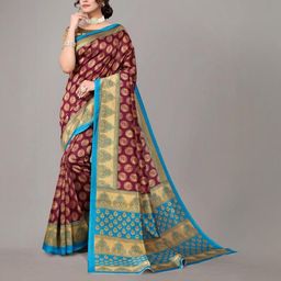 Lookmark Ethnic Motifs Zari Art Silk Designer Banarasi Saree-picture-15