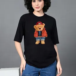 Moda Rapido Women Drop-Shoulder Sleeves T-shirt-picture-17