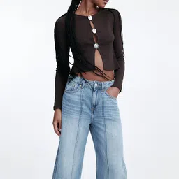 H&M Baggy Wide Low Jeans-image-76