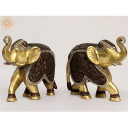 Exotic India Brown Figurine Showpiece-image-39