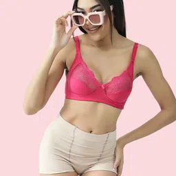 DressBerry Women Floral Full Coverage Non Padded Bra-image-40