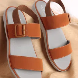 PLANET WALK Women Embellished Open Toe Flats with Buckles-90
