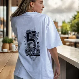 CORSICA Printed Round Neck Oversize T-shirt-image-67