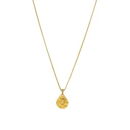 Ruby Raang Gold Plated Ruby Pendant With Chain image 5