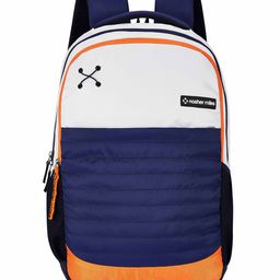 Nasher Miles Coding Laptop Backpack 31 Liters Polyester with Raincover (White Blue)-1