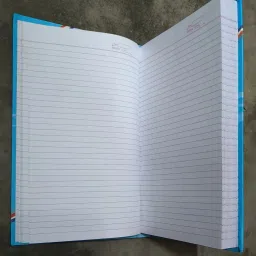 first click Delta Fish Notebook 1 Register (Hard Bound) 480 Page Size : 20 x 32 cm Book-size Notebook RULED 480 Pages image 4