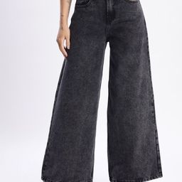 Bene Kleed Women Wide Leg High-Rise Light Fade Jeans-picture-24