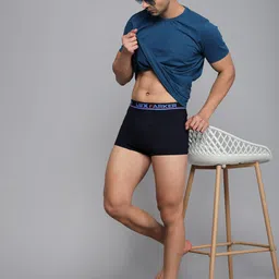 LUX PARKER Pack Of 4 Pure Cotton Long Trunks LUX_PARKER_SEMI-LONG_COL_4PC image 3
