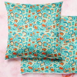 ArtzFolio Multicoloured Set of 2 Square Cushion Covers-image-86