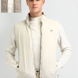 Arrow Sport Men Longline Quilted Jacket-image-12