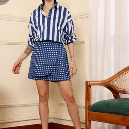 The Quince Life Blue Shirt With Skorts-picture-52