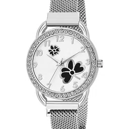 Gopal Shopcart Women Dial & Bracelet Style Straps Analogue Watch C_23 SLV 315 BLK Dial-image-39