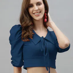 Moda Rapido Puff Sleeve Top-picture-4
