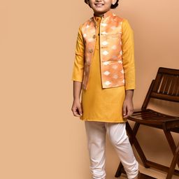 PRINTCULTR Boys Regular Kurta with Churidar-46