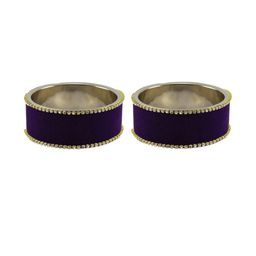 Vidhya Kangan Purple Brass Bangles-image-88