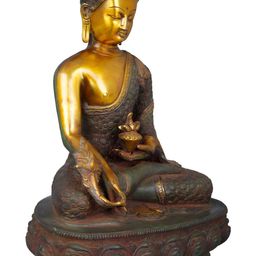 Exotic India Green Buddha Figurine Showpiece-image-60