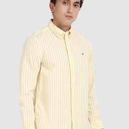 Tommy Hilfiger Men Opaque Striped Casual Shirt-image-70