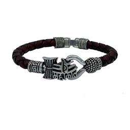 Divine souvenirs Unisex Leather Wraparound Bracelet-56