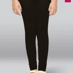 LYRA Girls Pack Of 2 Cotton Ankle-Length Leggings-image-29